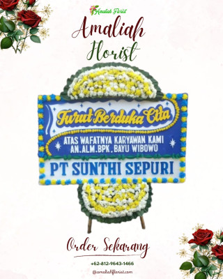 Papan Bunga Duka di Banjararum