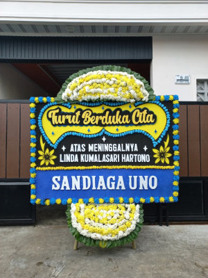 Papan Bunga Duka di Banjararum